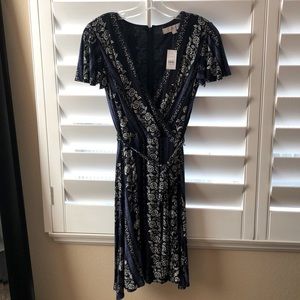Loft faux wrap dress